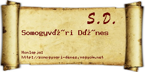 Somogyvári Dénes névjegykártya